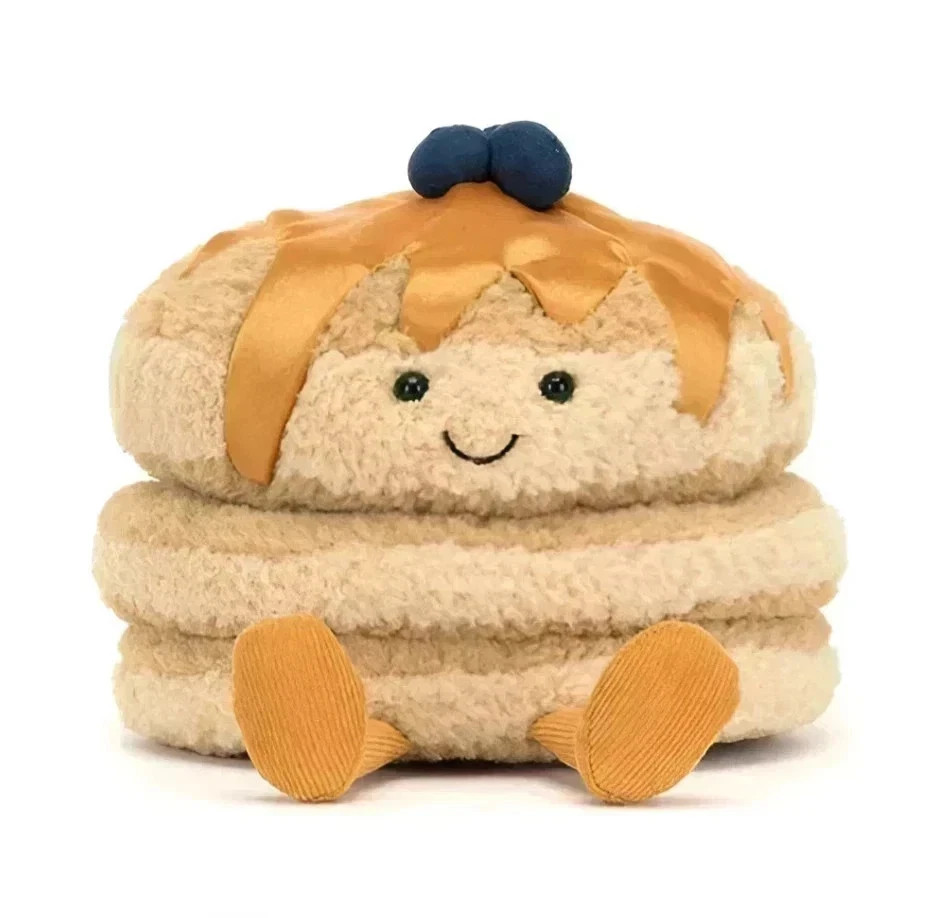 Jellycat Amuseables Fran Pancakes Plush Soft Stuffed Toy Gift NWT
