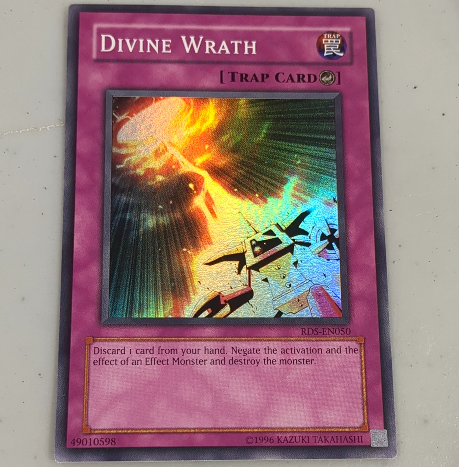 Konami Divine Wrath RDS-EN050 Rise of Destiny Super Rare Foil EN 1st Ed