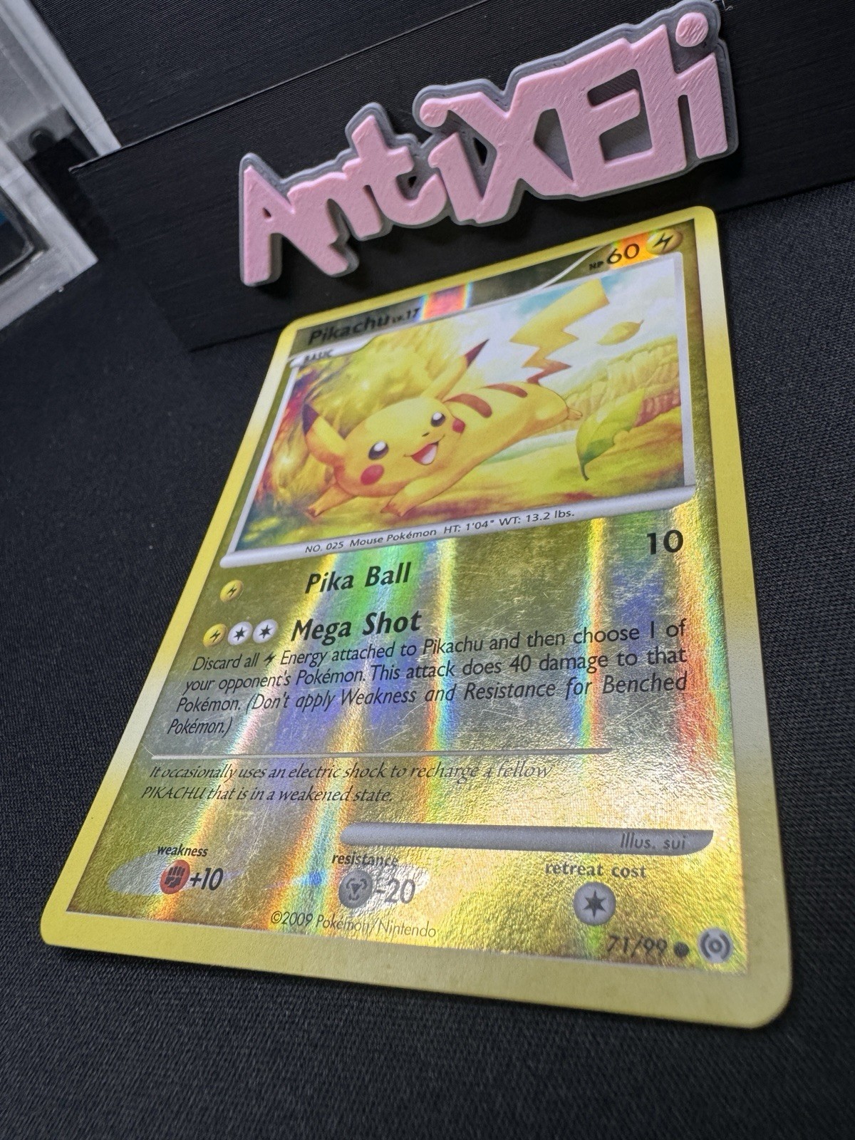 Pikachu 71/99 Arceus Reverse Holo-LP