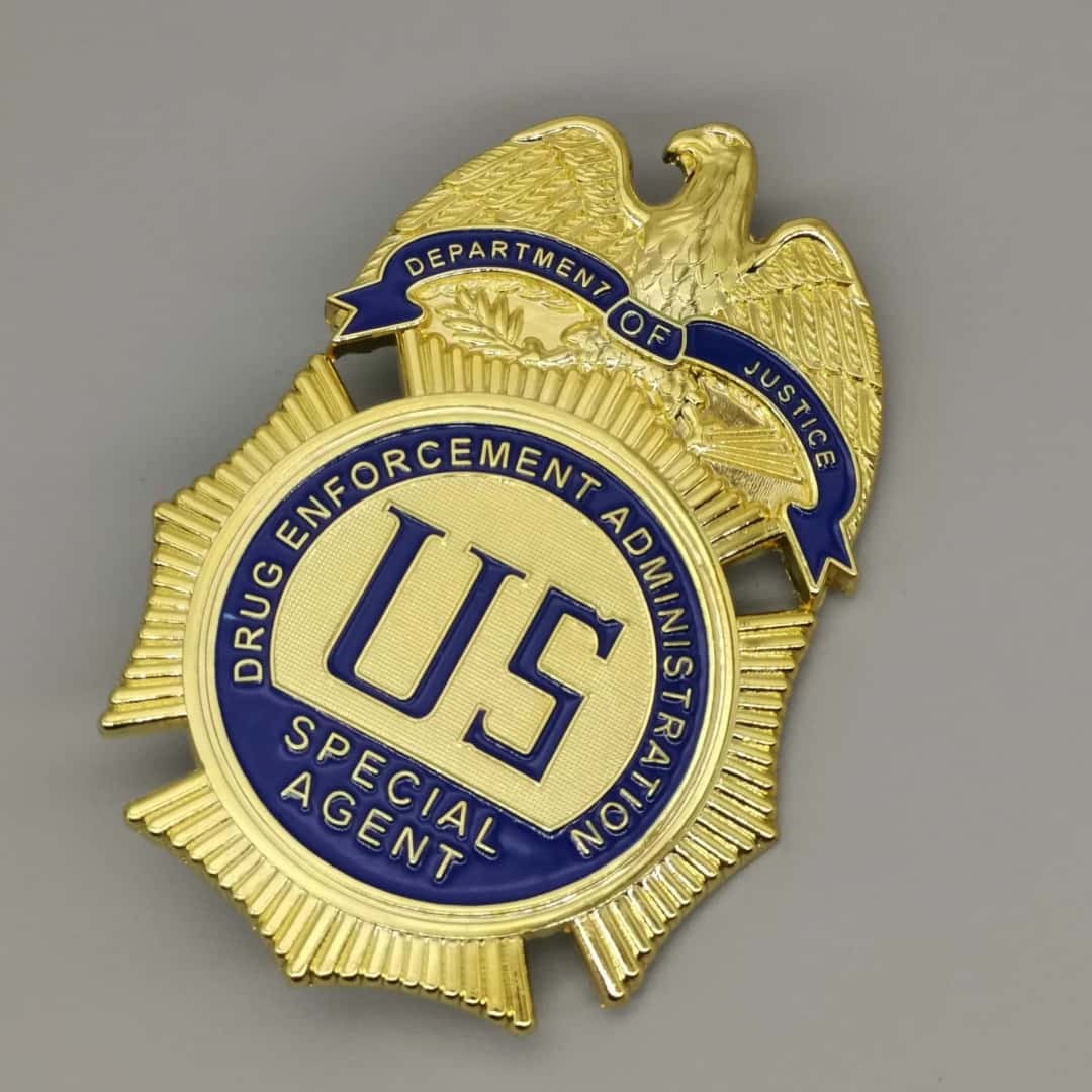 Brand NEW U.S. badge Collection Product Drug Movie prop
