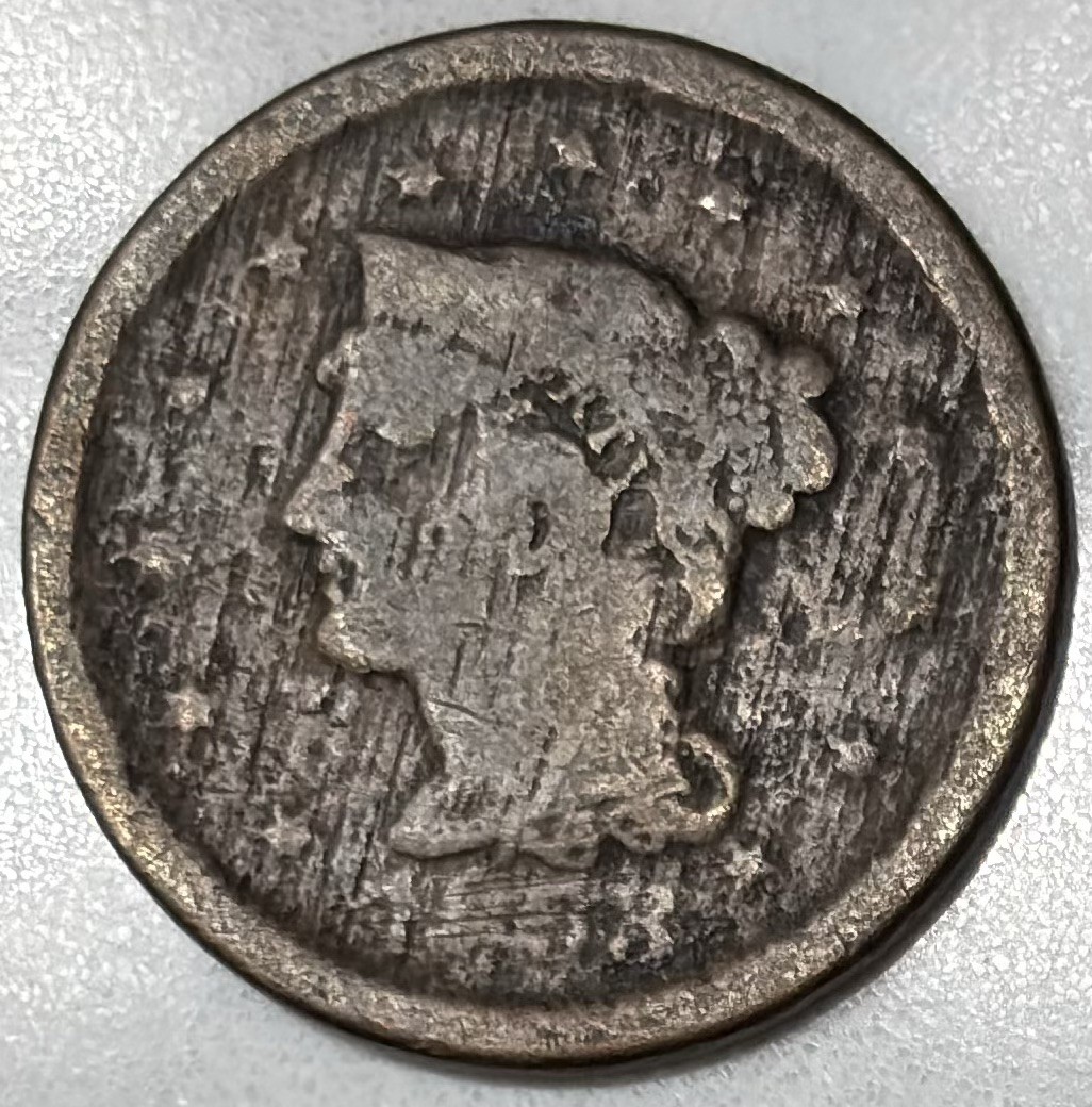 1853 Braided Hair Large 1C Cent Penny 1853 Braided Hair Large 1C Cent Penny