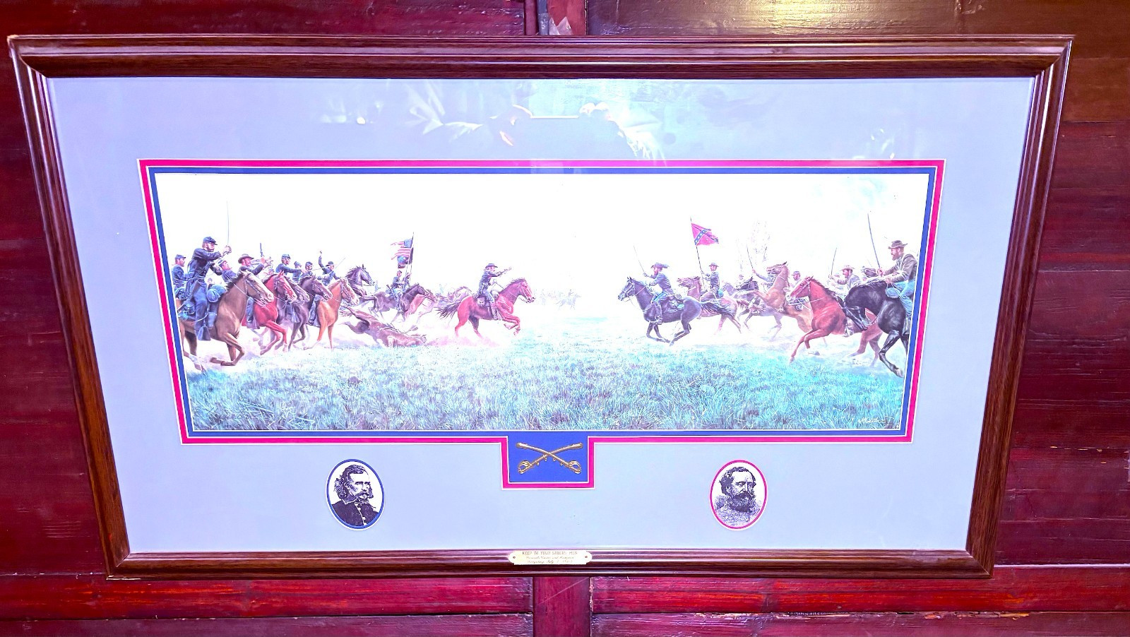 Mort Kuntsler - Ready to Hang & Display, Acid Free Matt, new H/W frame & Glass