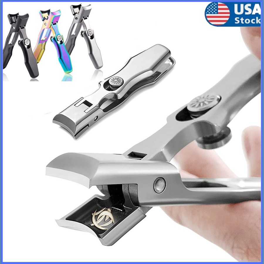 German Nail Clipper,Ultra Sharp Stainless Steel Nail Clippers for Men Women