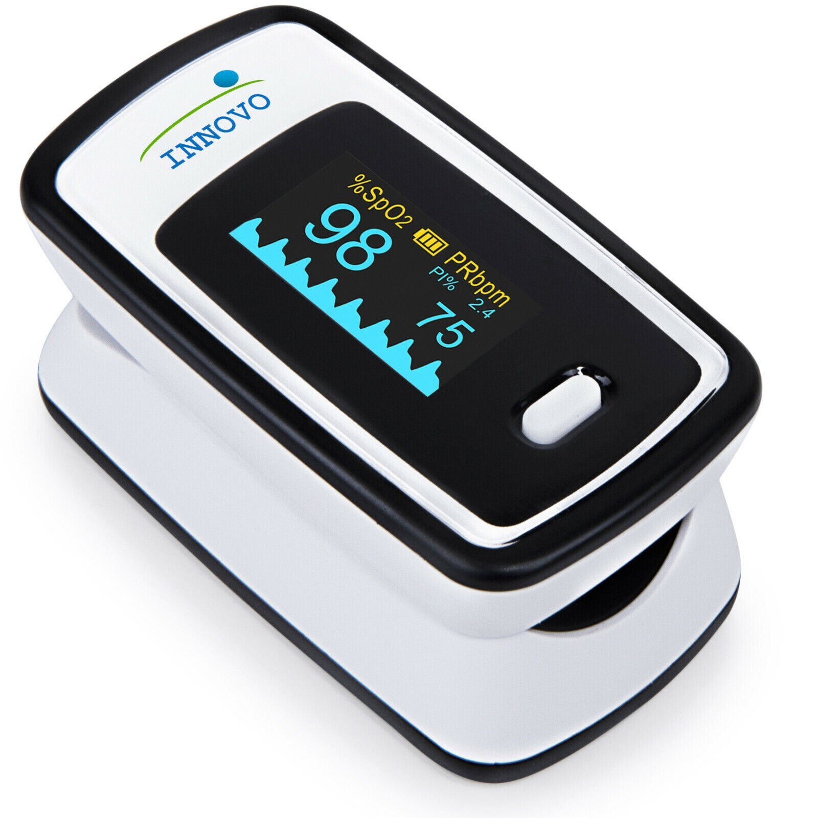 Innovo Deluxe Fingertip Pulse Oximeter Blood Oxygen Monitor Heart Rate Meter Innovo Deluxe Fingertip Pulse Oximeter Blood Oxygen Monitor Heart Rate Meter