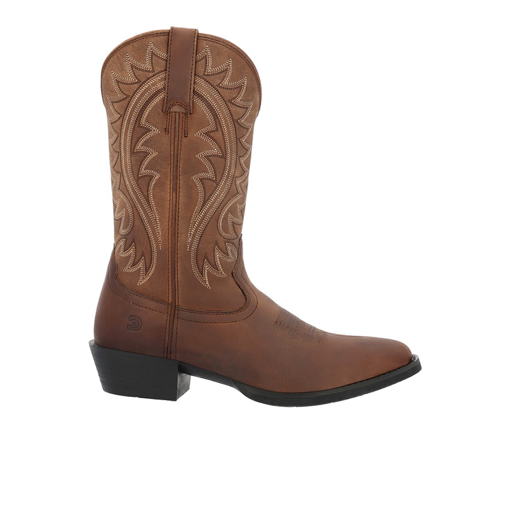 Durango Shyloh Embroidered Pull On 12 Inch Round Toe Cowboy Mens Brown Casual B Durango Shyloh Embroidered Pull On 12 Inch Round Toe Cowboy Mens Brown Casual B