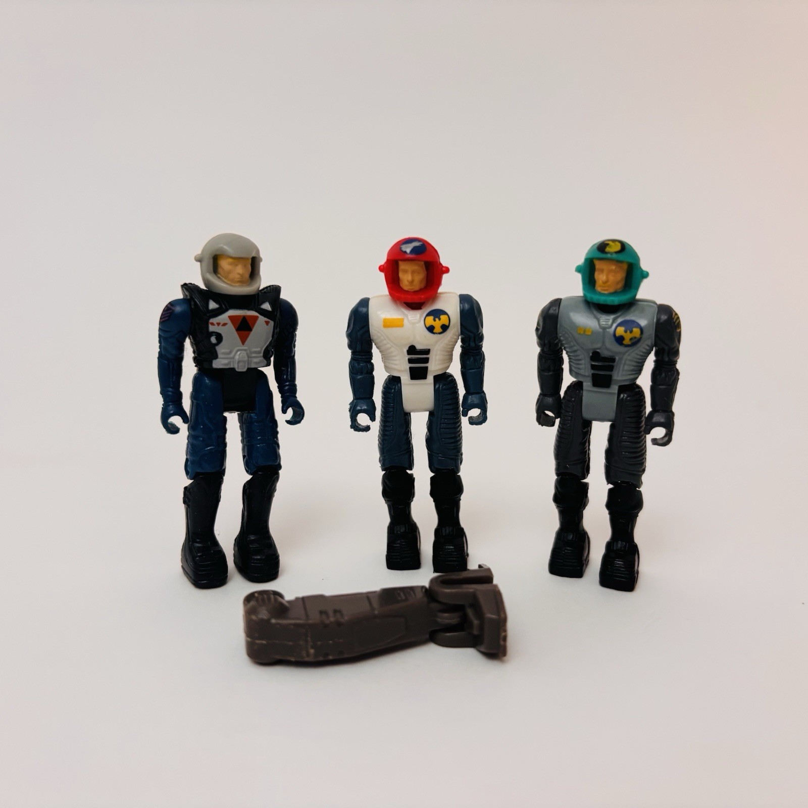 Vintage Coleco 1986 Starcom Set Of 3 Mixed Action Figure Toys Magnet Working
