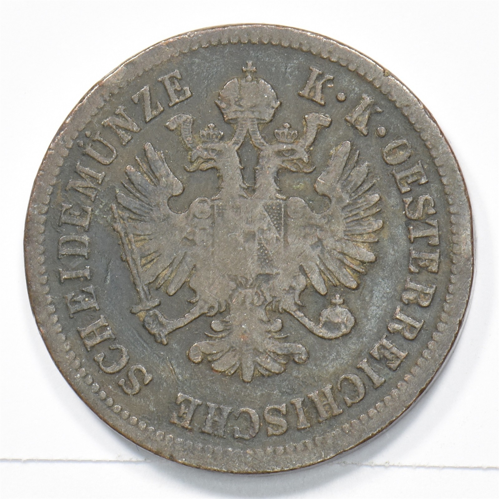 Austria 1861-A Francis Joseph I 4 Kreuzer P240177 Austria 1861-A Francis Joseph I 4 Kreuzer P240177