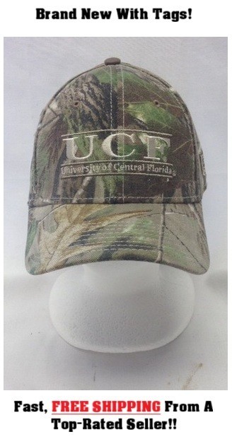 UCF/Central Florida Knights Football REALTREE AP HD Camo A Flex/Fitted Hat/Cap