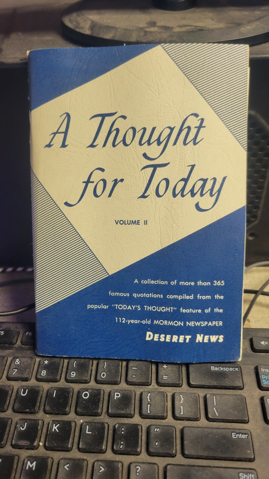A Thought for Today by Verla A. Liddle; Theron C. Liddle Deseret News 1962 A Thought for Today by Verla A. Liddle; Theron C. Liddle Deseret News 1962