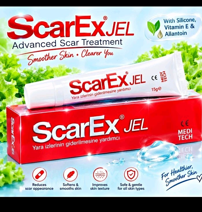 ScarEx Advanced Scar Treatment Gel Scar Reducer Silicone Vitamin E 15g