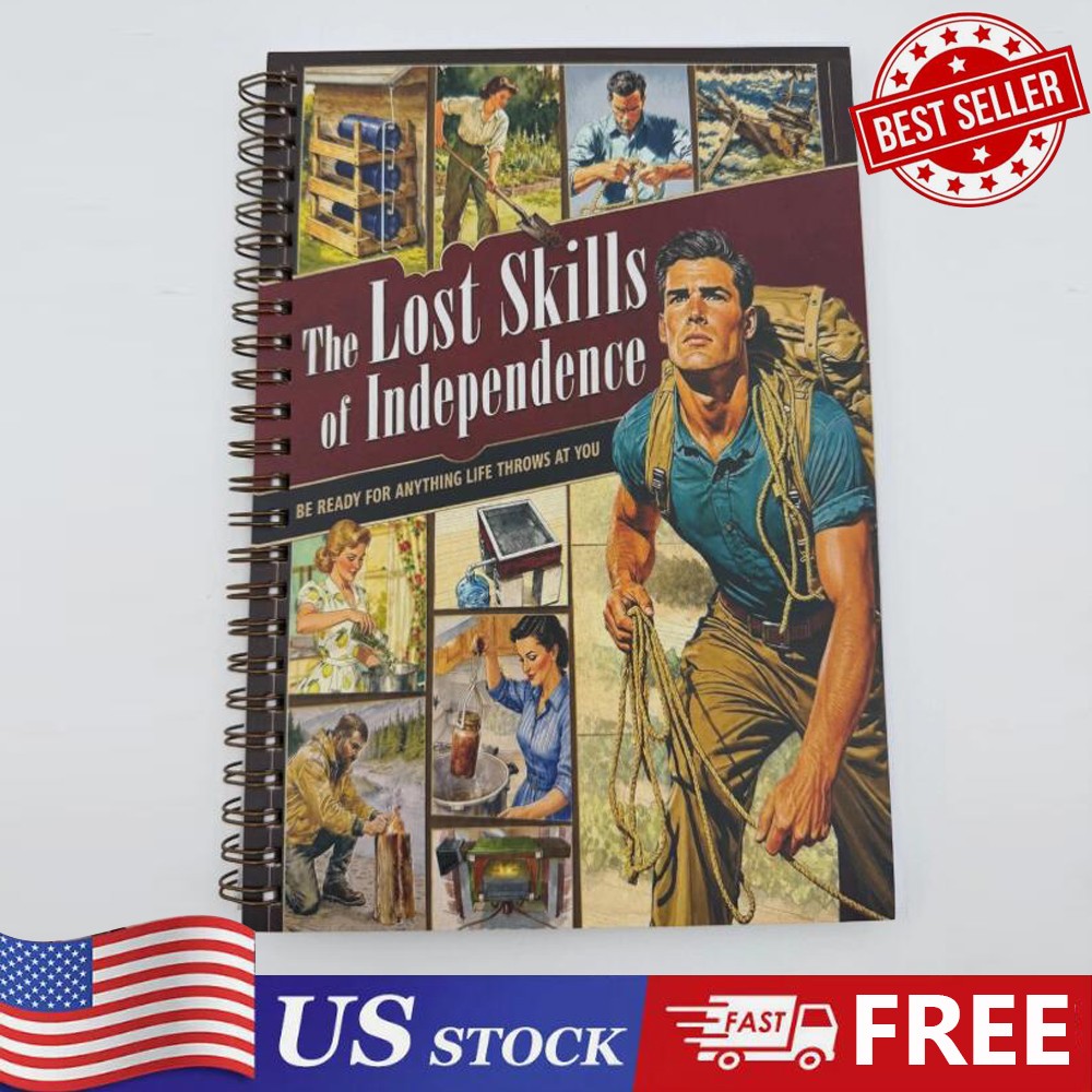 The Lost Skills Of Independence - Spiral Bound, Colored Illustrations
