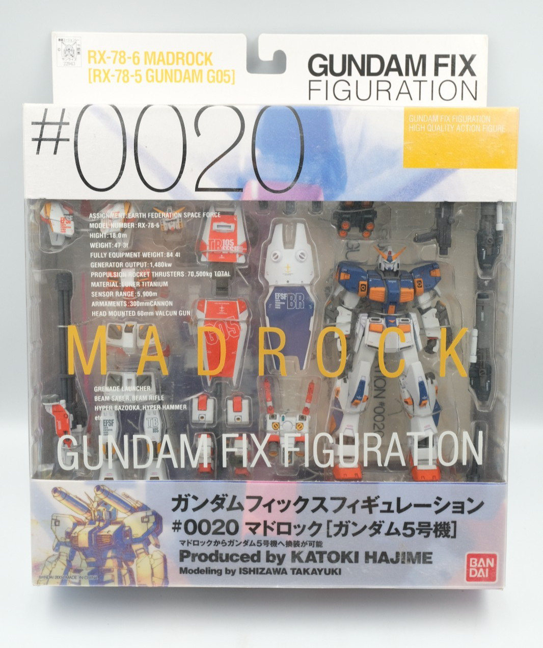 NOS Bandai Gundam Fix Figuration #0020 RX-78-5 / RX-78-6 Madrock NOS Bandai Gundam Fix Figuration #0020 RX-78-5 / RX-78-6 Madrock