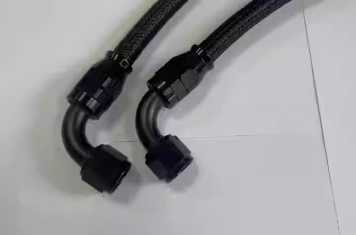 New Custom 6AN Braided PTFE Fuel / Oil Cooler Hose Line Assembled