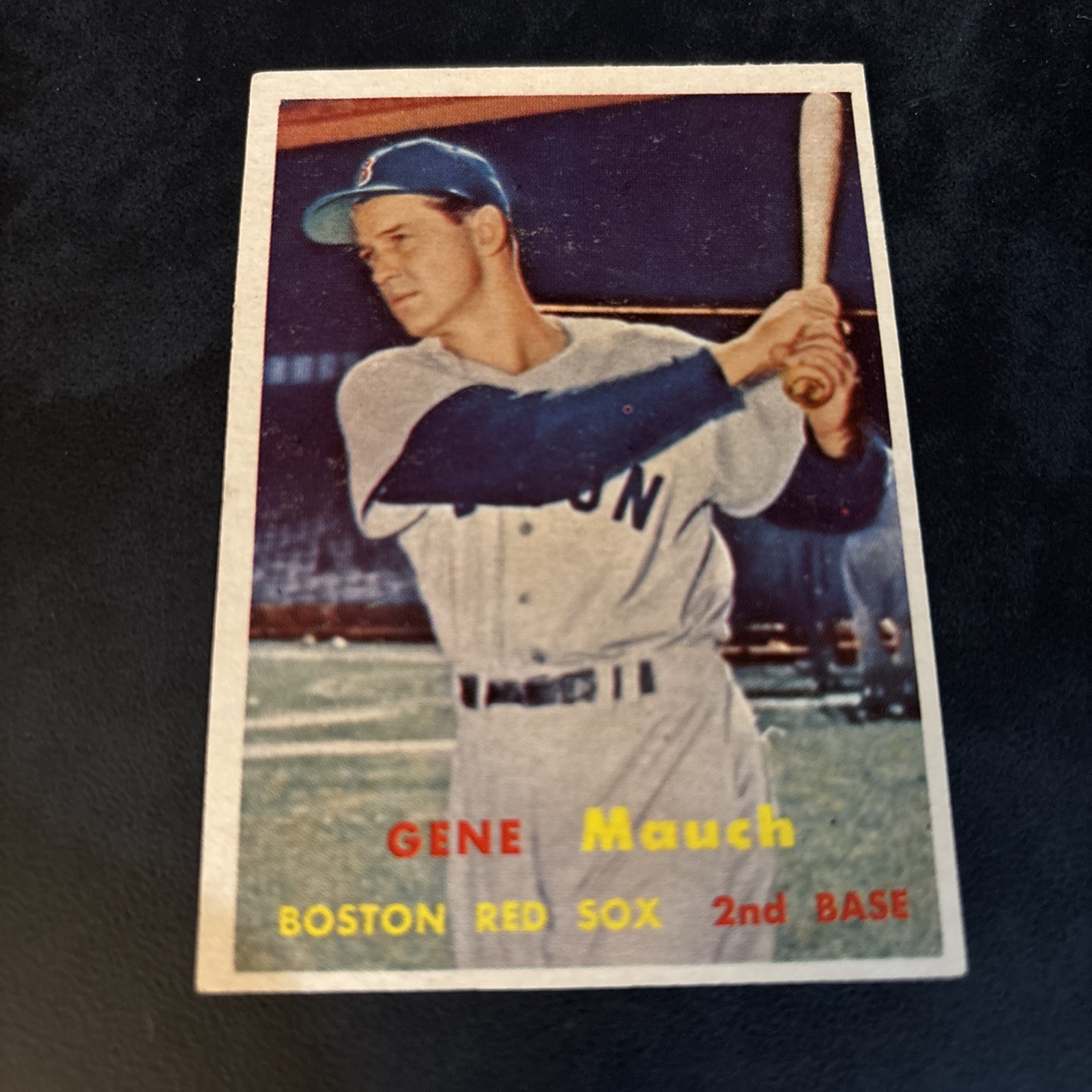 1957 Topps - Scarce Series Gene Mauch #342