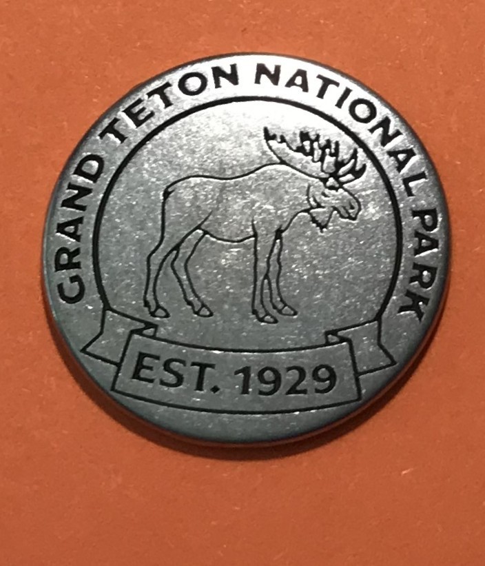 New Design Grand Teton National Park Moose Token New Design Grand Teton National Park Moose Token