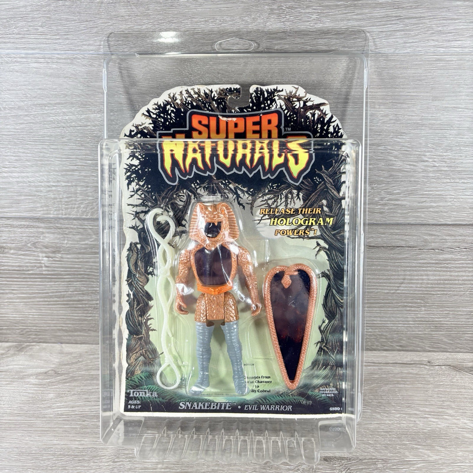 Vintage 1987 Tonka Super Naturals Snakebite Evil Warrior w/ Protector Vintage 1987 Tonka Super Naturals Snakebite Evil Warrior w/ Protector