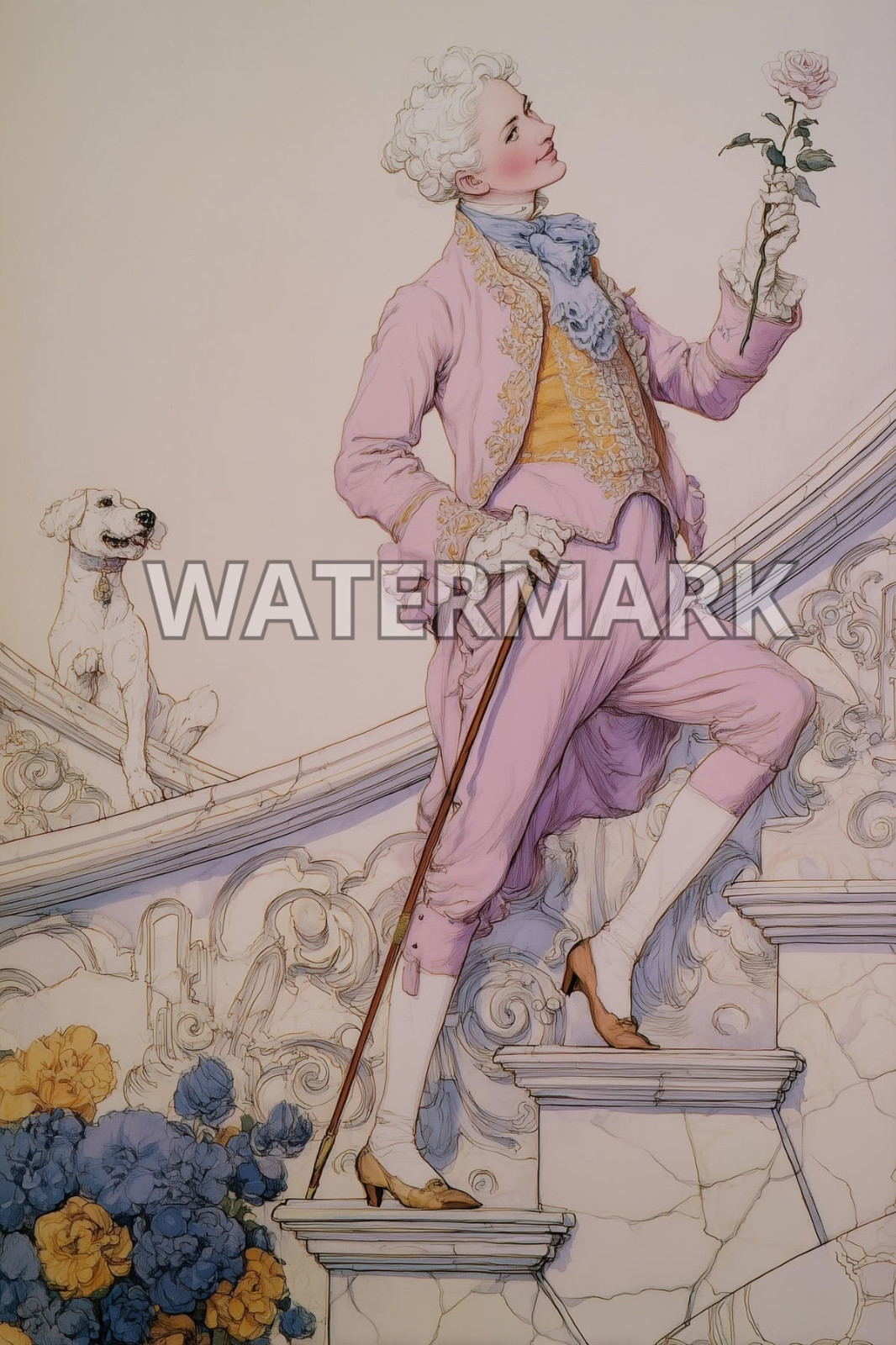 Rococo Dandy Gentleman 4x6 Glossy Photo Print High Quality Baroque Fine Art 61 Rococo Dandy Gentleman 4x6 Glossy Photo Print High Quality Baroque Fine Art 61