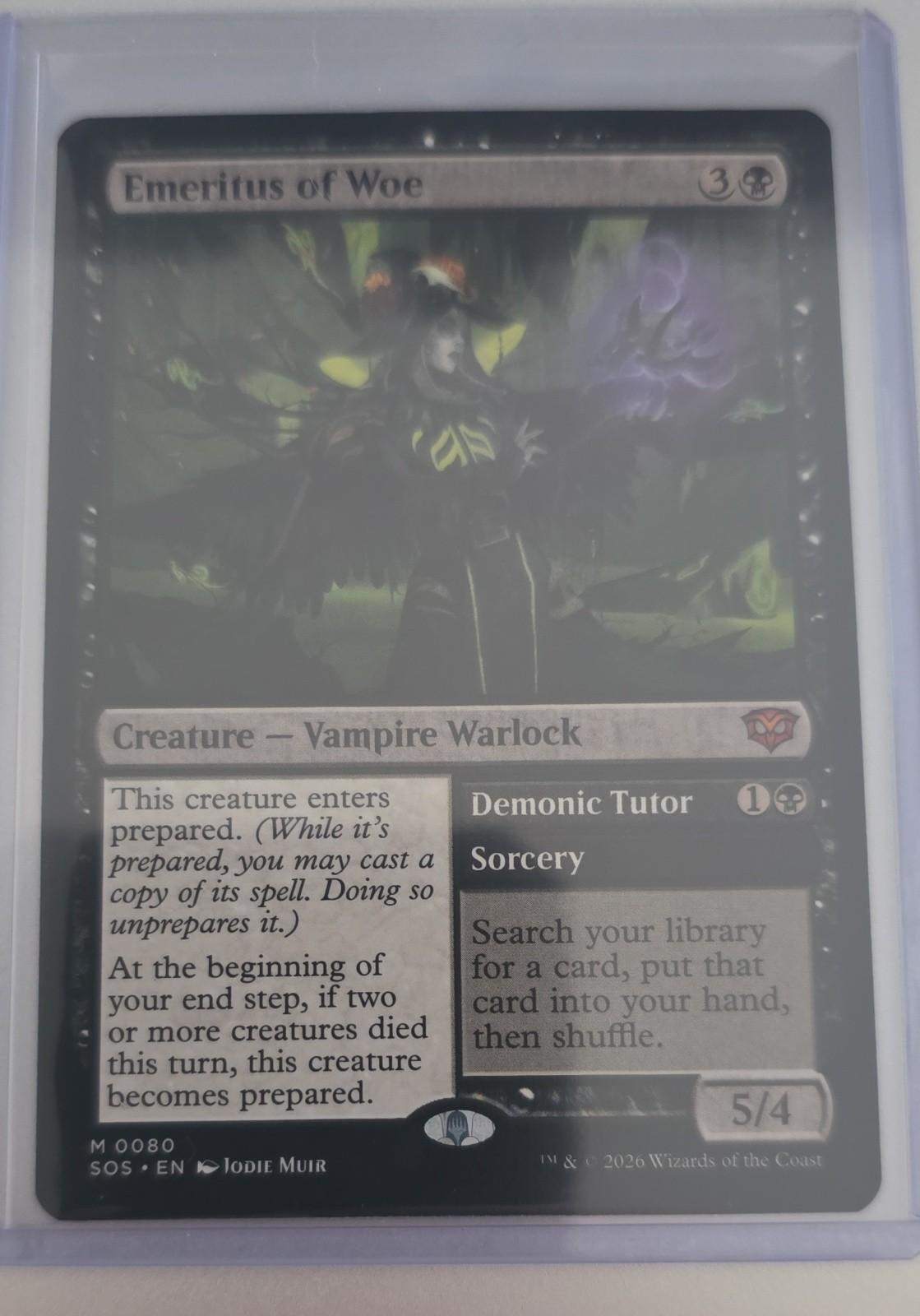 Emeritus of Woe Secrets of Strixhaven Regular Emeritus of Woe Secrets of Strixhaven Regular