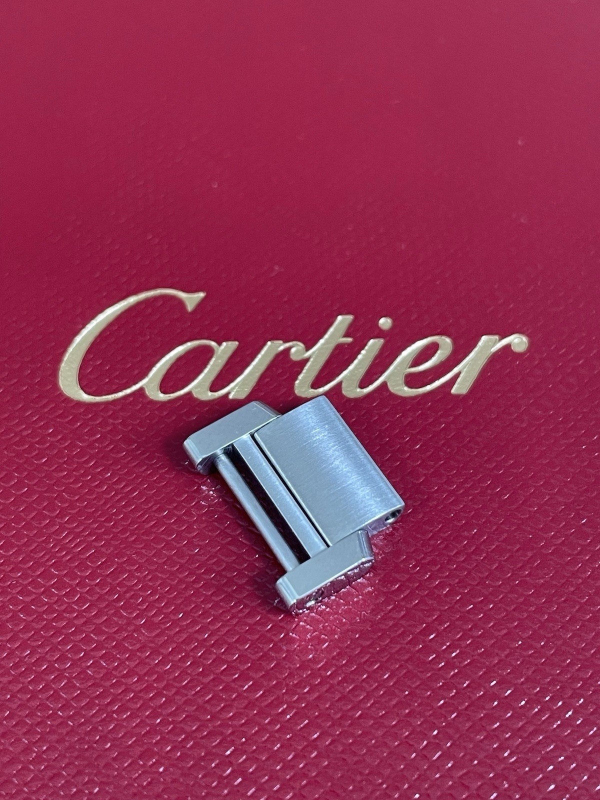 GENUINE Cartier Tank Francaise 14.5mm Stainless Steel Watch Bracelet Link - Mint