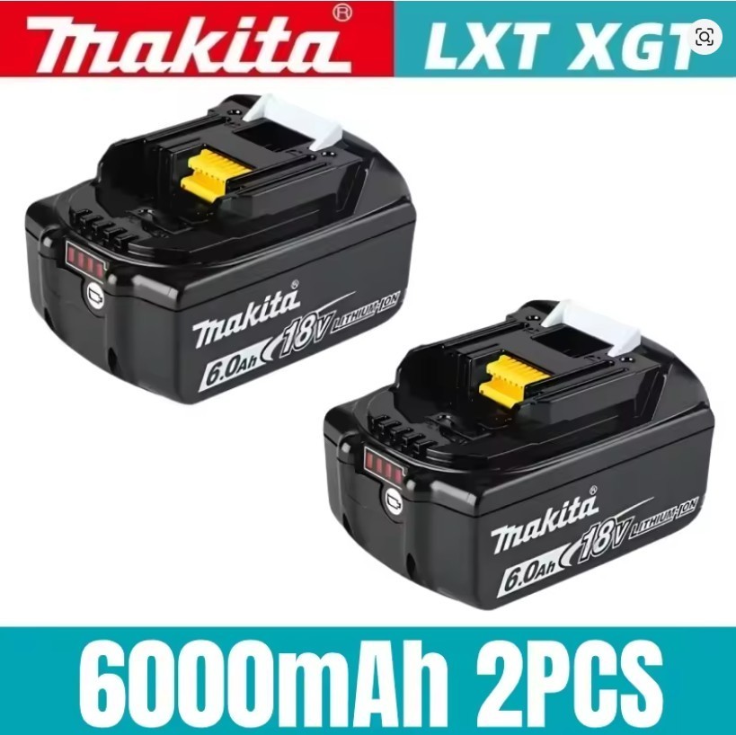 2x 2026 New Makita 6Ah for Makita 18V Power Tool Replacement Lithium Battery 2x 2026 New Makita 6Ah for Makita 18V Power Tool Replacement Lithium Battery