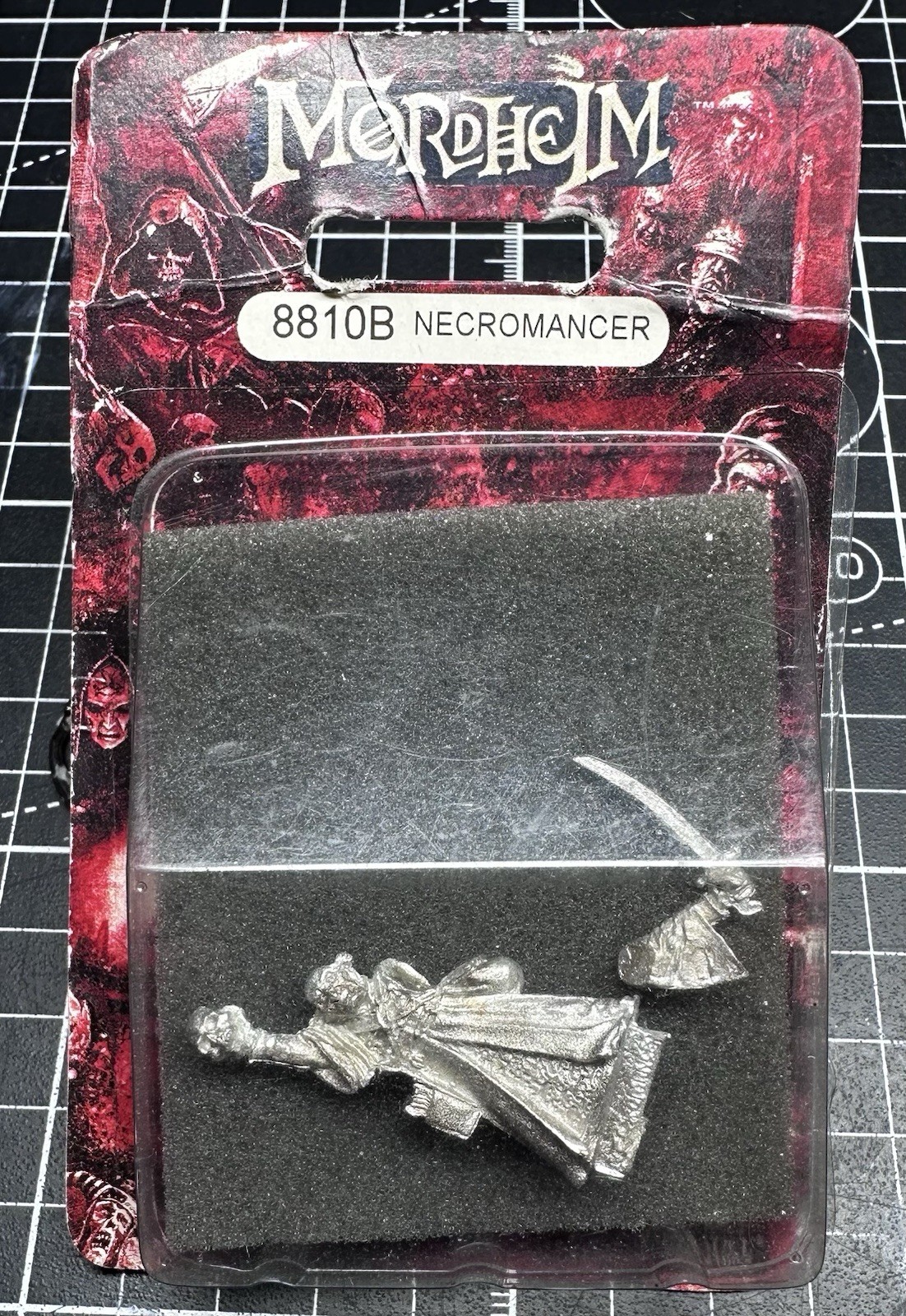 Warhammer Fantasy Mordheim Undead Necromancer 8810B x1 NIB Sealed Metal OOP Warhammer Fantasy Mordheim Undead Necromancer 8810B x1 NIB Sealed Metal OOP