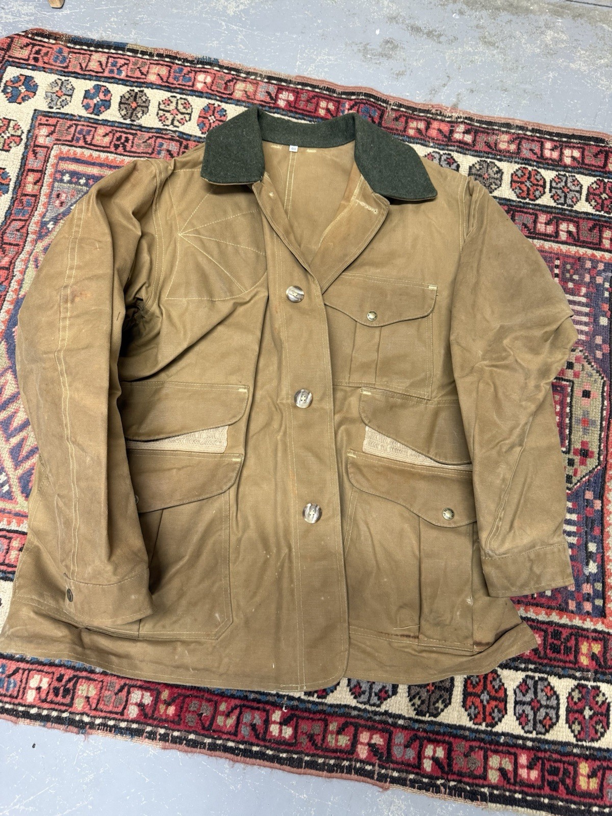 Filson Tin Cloth Upland Bird Jacket (Size 48)