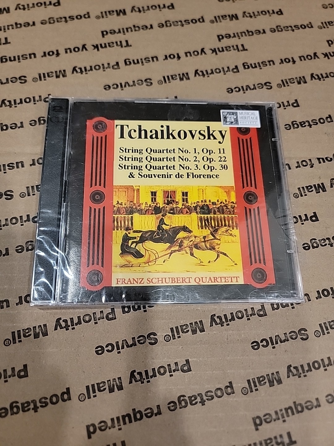Tchaikovsky - String Quartets Franz Schubert Quartett 2 CD Factory Sealed NEW Tchaikovsky - String Quartets Franz Schubert Quartett 2 CD Factory Sealed NEW
