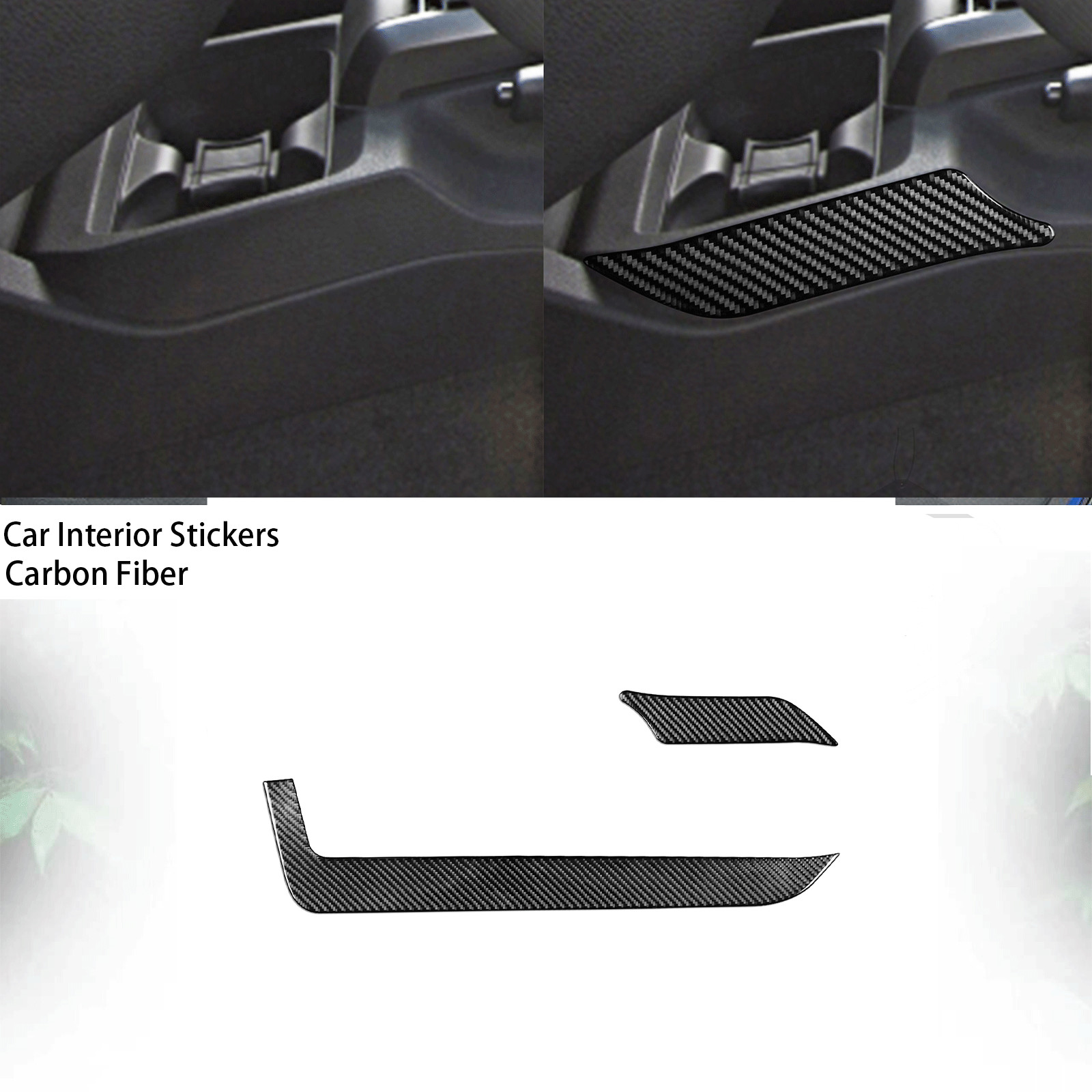 Carbon Fiber Interior Gear Shift Panel Stripe Cover Trim For Toyota Tacoma 15-20
