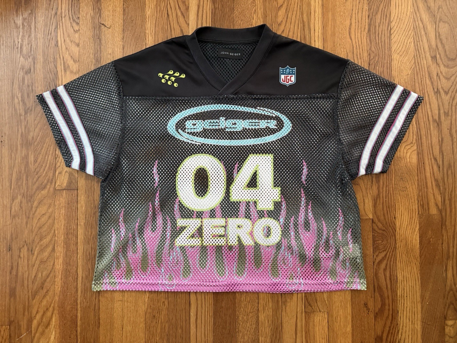 John Geiger Practice Football Jersey Black 004 XL Rare Sold Out SZN 6