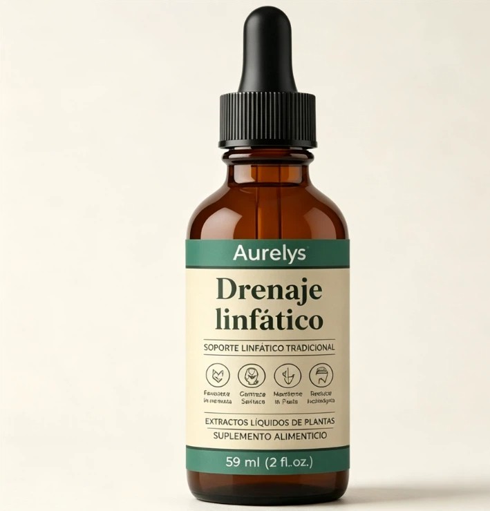Aurelys Drenaje Linfático Drops,natural herbal formula,gluten-free 1-5 PACK Aurelys Drenaje Linfático Drops,natural herbal formula,gluten-free 1-5 PACK