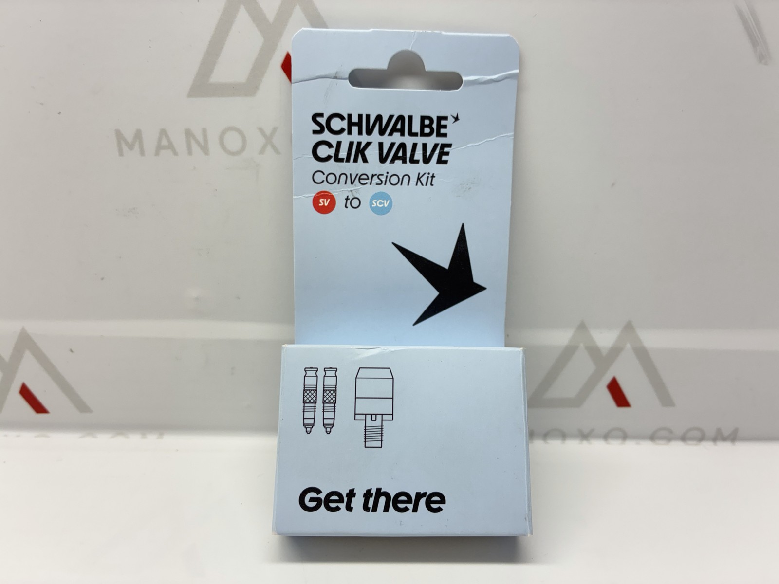 Schwalbe Clik Bicycle Valve Conversion Kit - Presta Valves, Pair with