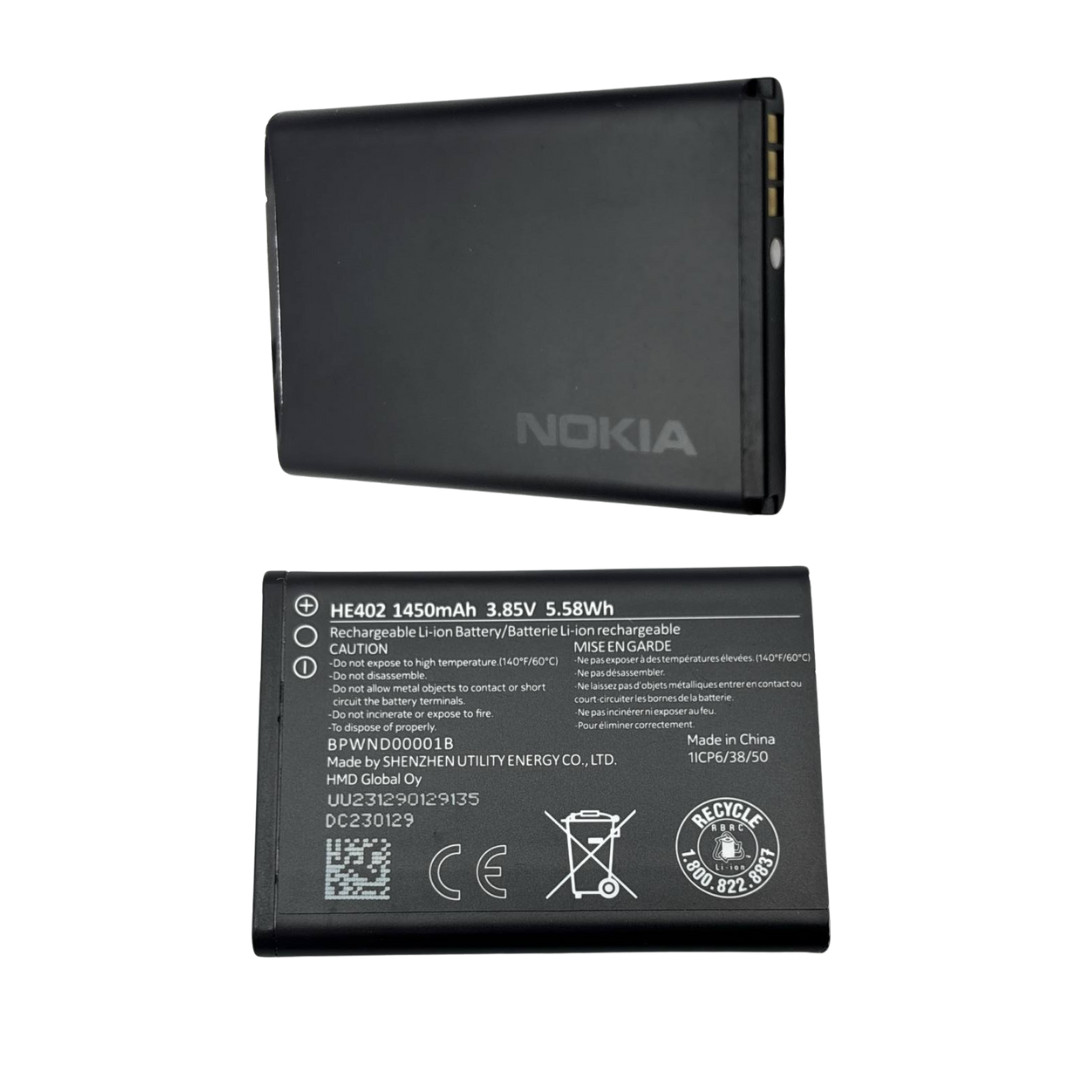 Nokia HE402 Li-ion Cellphone Battery 1450mAh 3.85 V for 2720 2760 Flip Phones Nokia HE402 Li-ion Cellphone Battery 1450mAh 3.85 V for 2720 2760 Flip Phones
