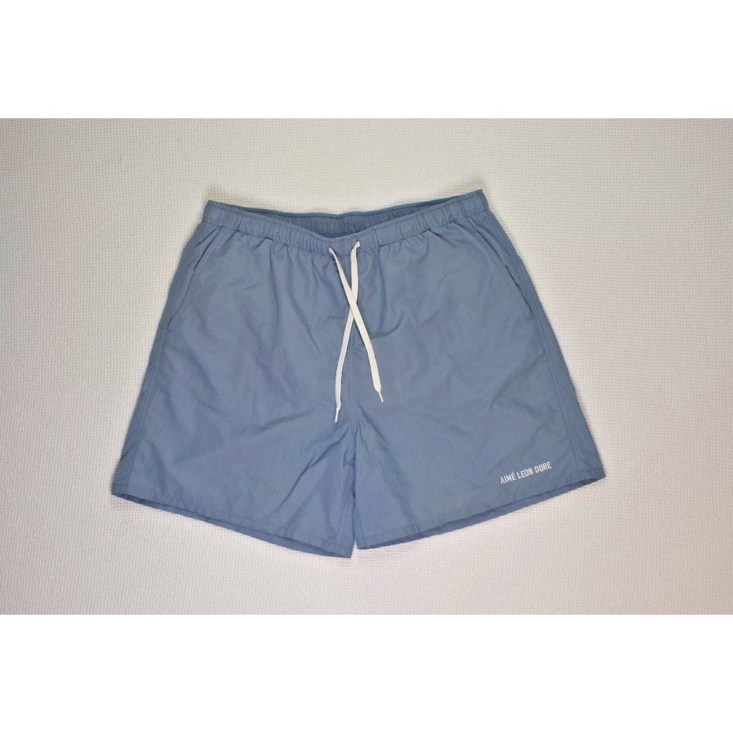 Aime Leon Dore Mens Nylon Swim Shorts Slate Blue Mesh Lined Trunks Large Aime Leon Dore Mens Nylon Swim Shorts Slate Blue Mesh Lined Trunks Large
