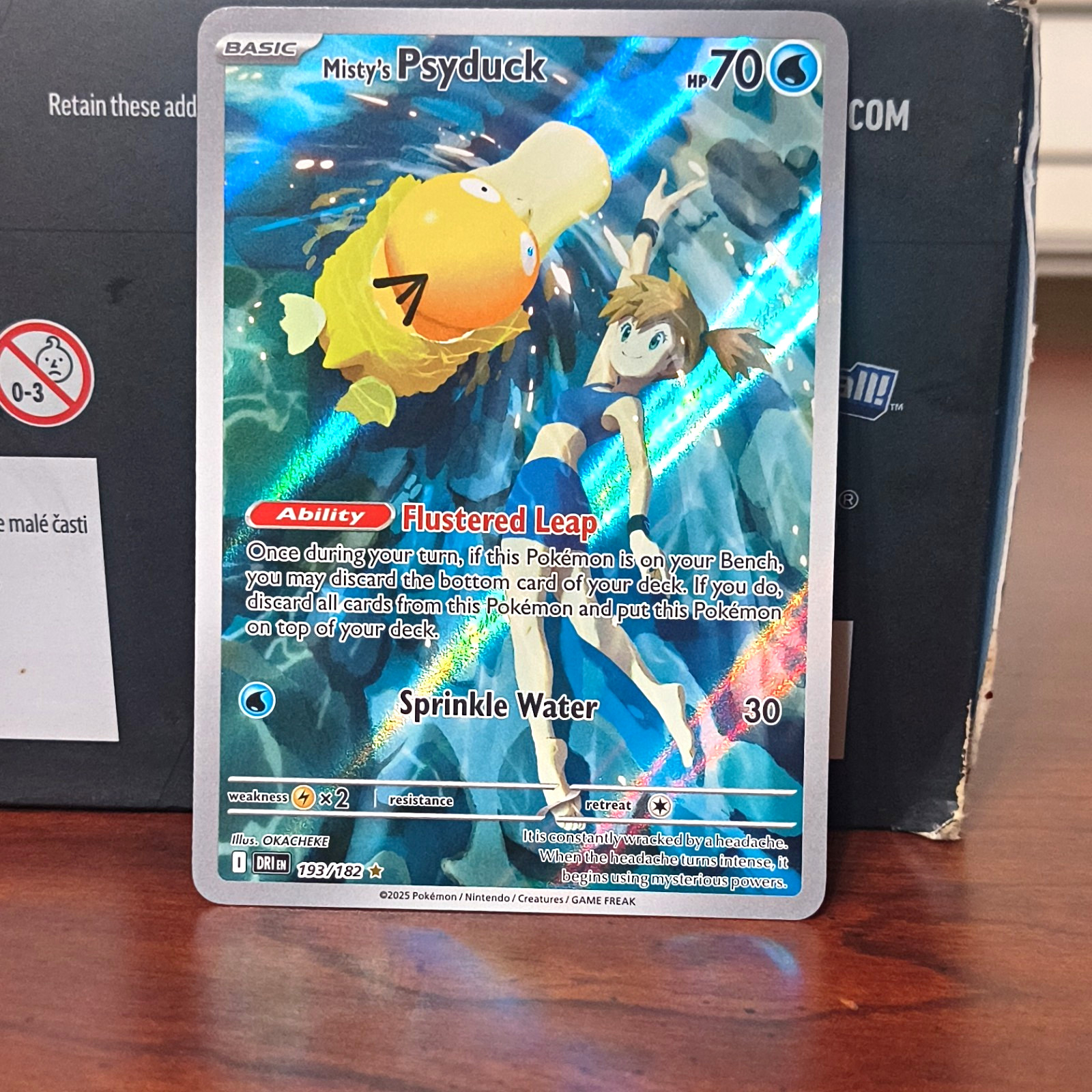 Misty\'s Psyduck 193/182 Holo Full Art Destined Rivals 