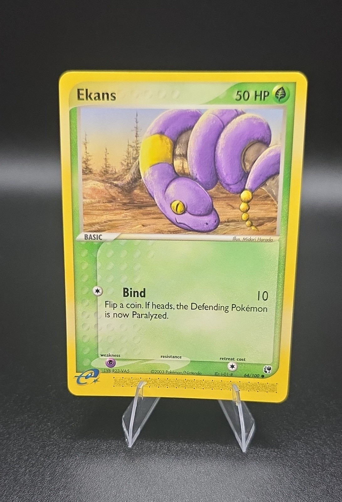 Ekans 64/100 EX Sandstorm Regular Ekans 64/100 EX Sandstorm Regular
