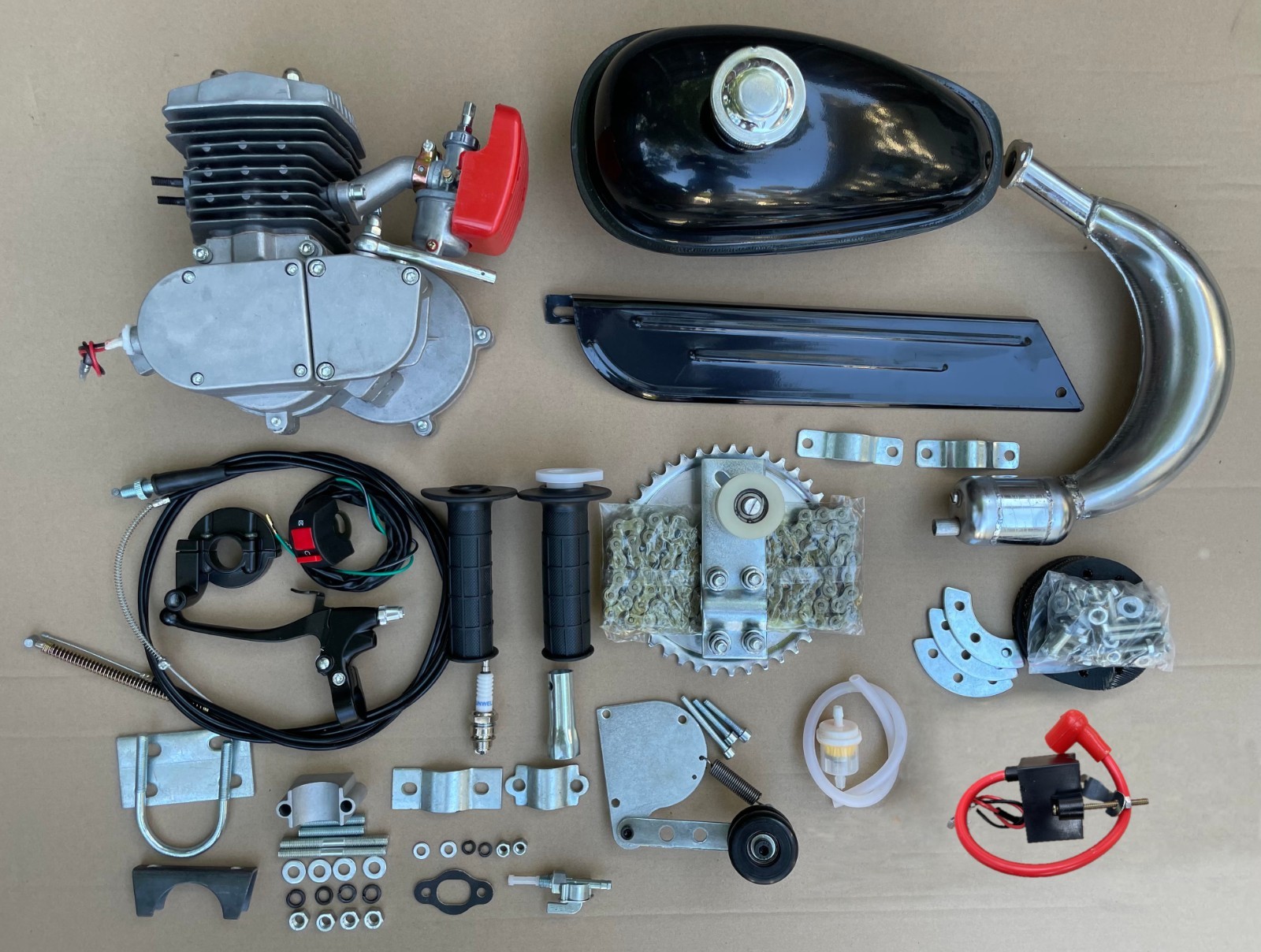 Wildcat™ UPGRADED 80cc/66cc PK80 Runwell  Motorized Bike Kit Motor Engine