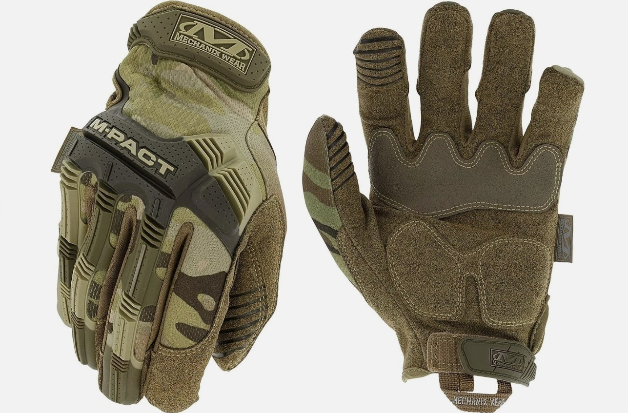 Mechanix Wear MultiCam M-Pact Tactical Safety Gloves - S, M, L, XL Mechanix Wear MultiCam M-Pact Tactical Safety Gloves - S, M, L, XL