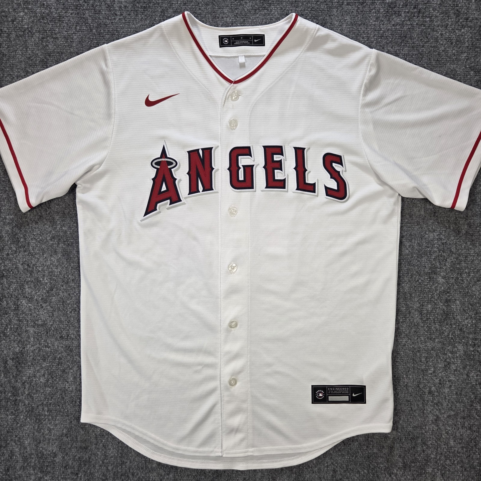 Nike Los Angeles Angels Shohei Ohtani #17 Mens Medium MLB Baseball Jersey White Nike Los Angeles Angels Shohei Ohtani #17 Mens Medium MLB Baseball Jersey White