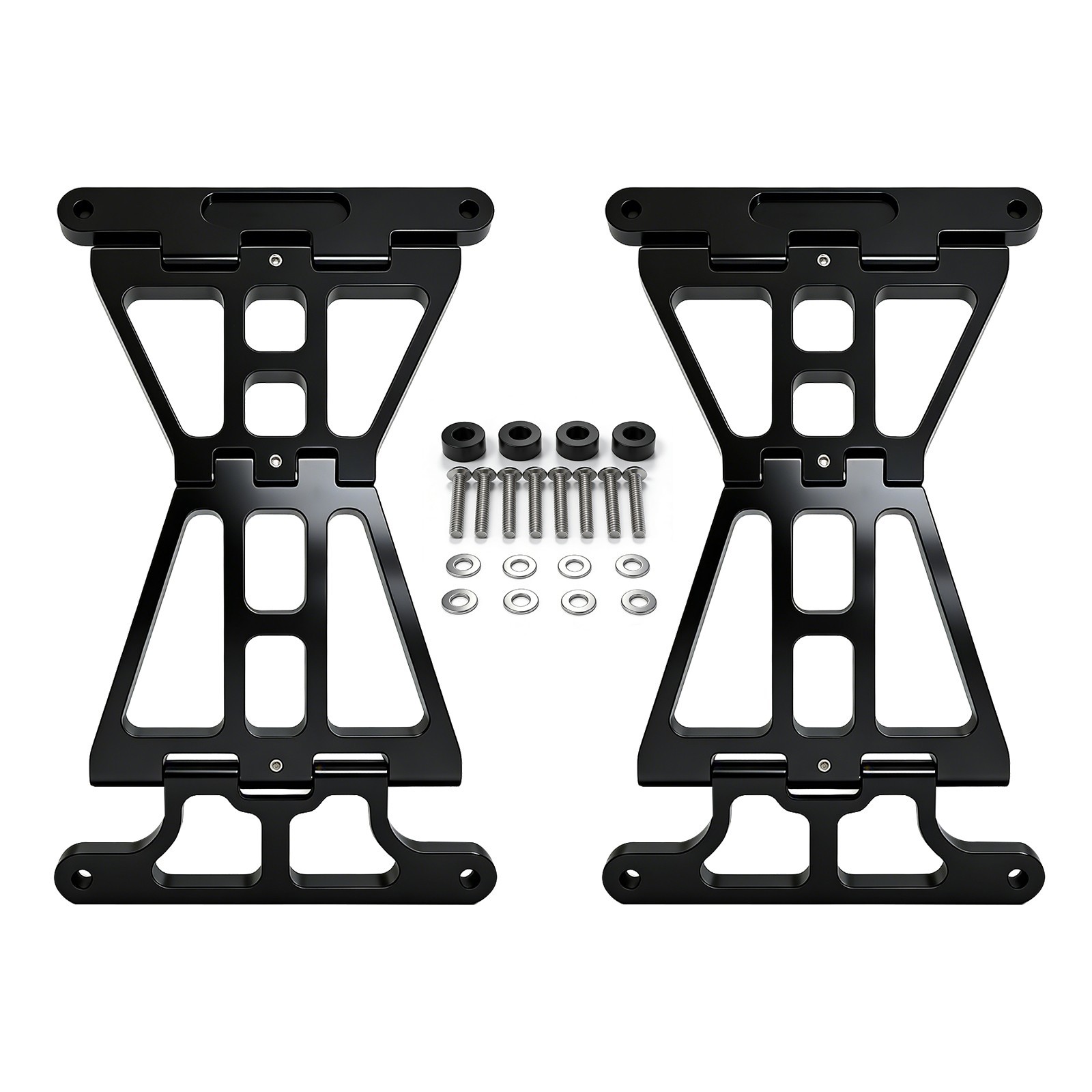 Saddlebag Billet Aluminum Composite Lid Stoppers For Harley Touring 2014-2023