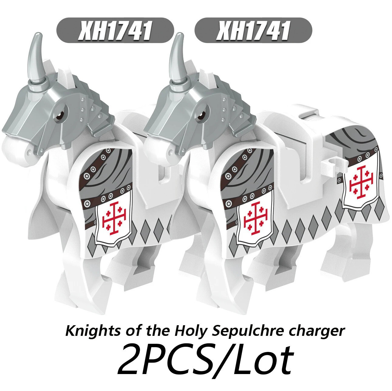 City Animals Medeival Knights Horse Warhorse Eagle for LEGO Building Blocks Sets