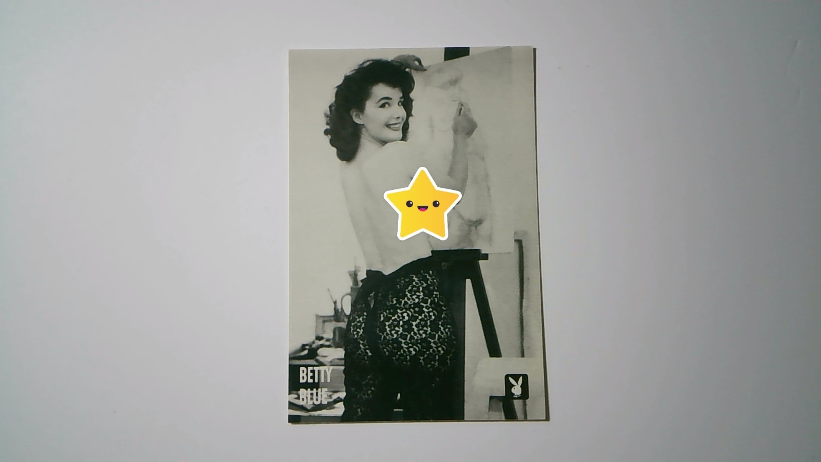 1998 Playboy Centerfold Collector Card November 1956 #8 Betty Blue