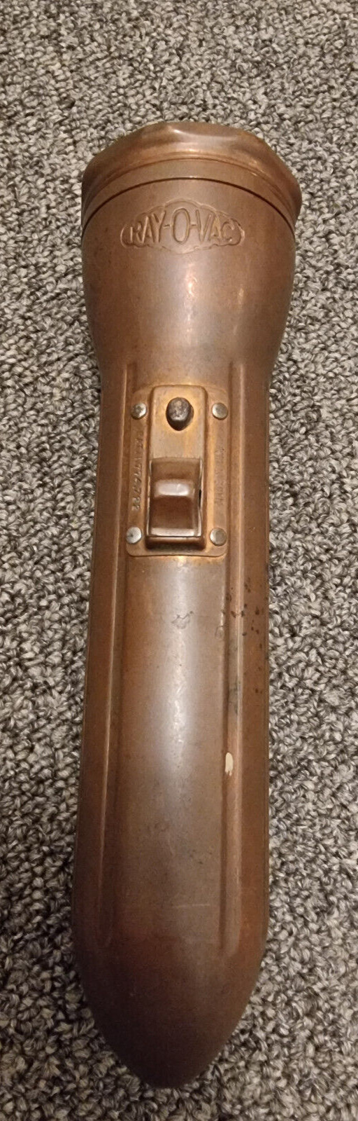 Vintage Ray-O-Vac Copper Flashlight Bullet Torpedo Style Vintage Ray-O-Vac Copper Flashlight Bullet Torpedo Style