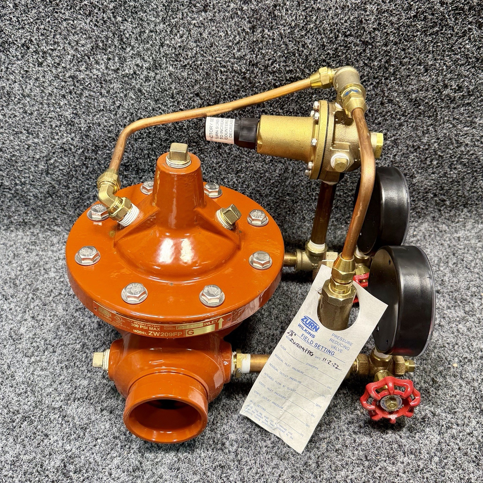 Zurn Wilkins 212-ZW209FPG 2-1/2\