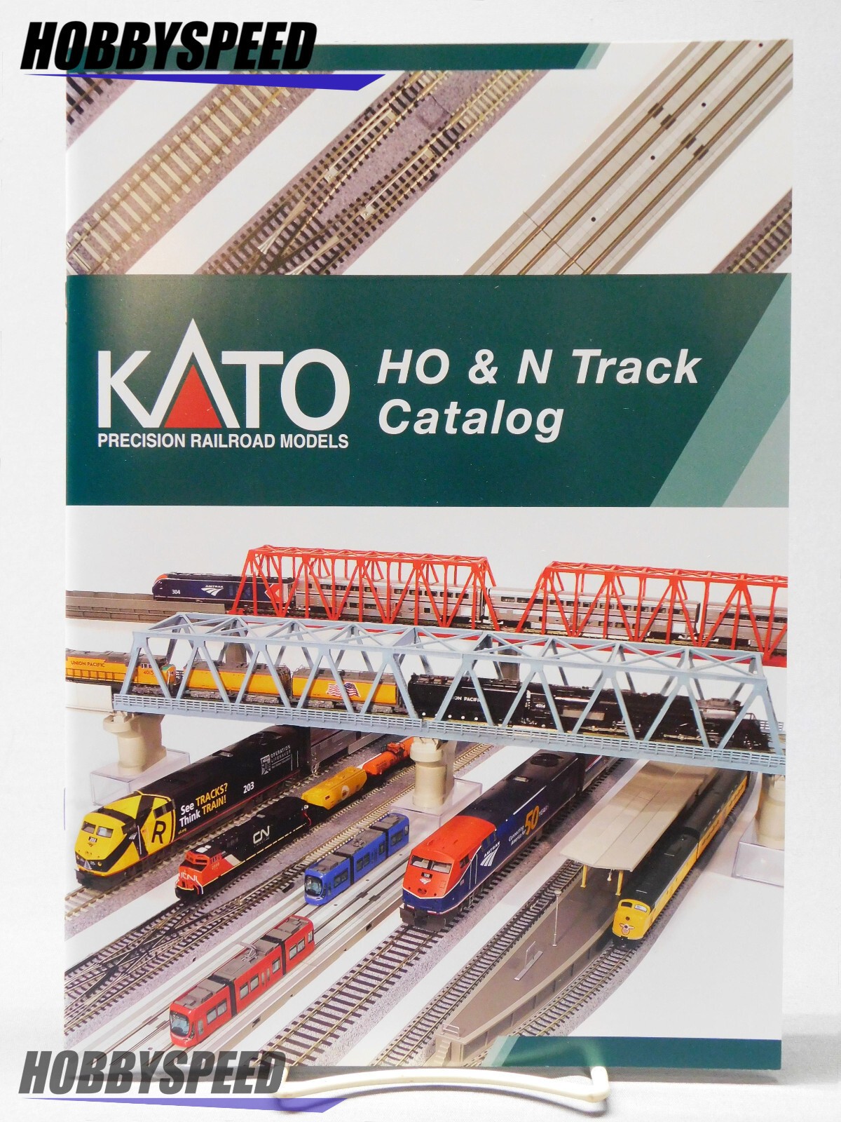 KATO PRECISION RALROAD MODELS HO & N TRACK CATALOG book KAT25102