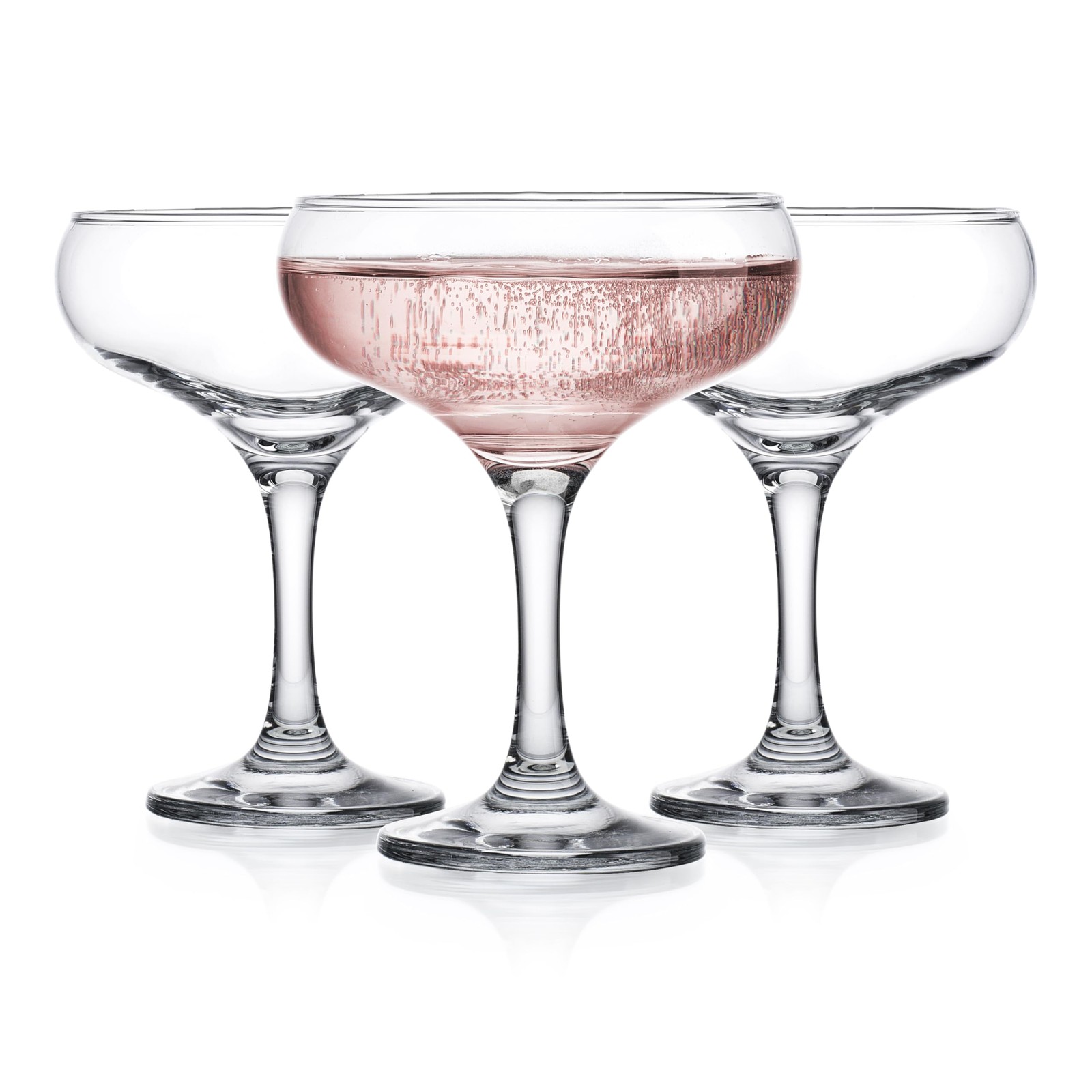 Glaver\'s 4126 Coupe Glasses 9.5 oz Vintage Martini Glass Set 6 Pcs