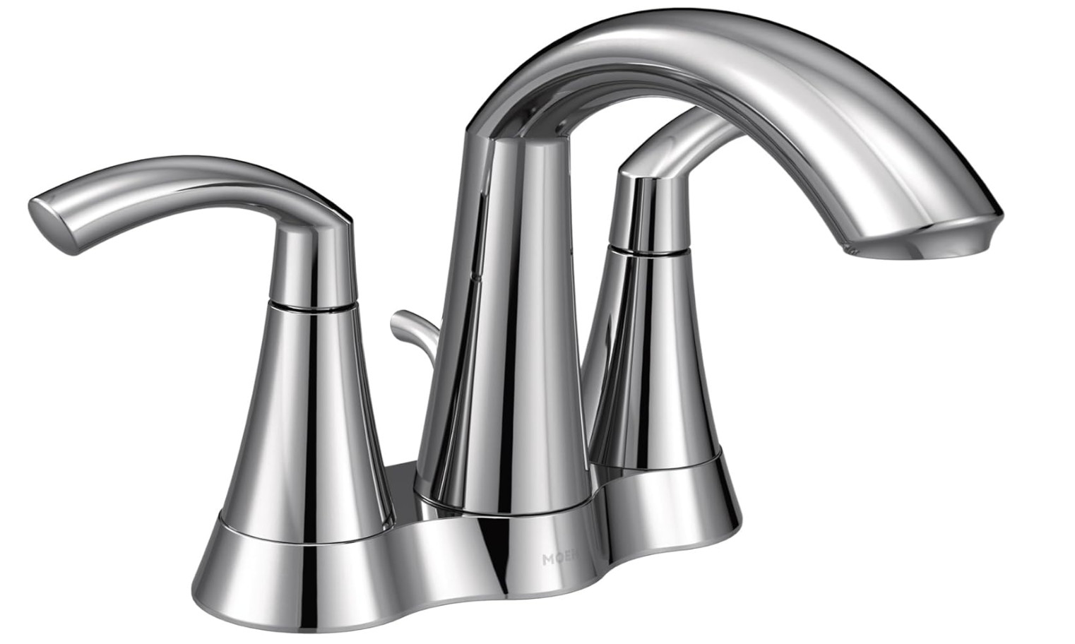Moen 6172 Glyde 2 Handle Centerset Lavatory Bathroom Faucet in Chrome NEW