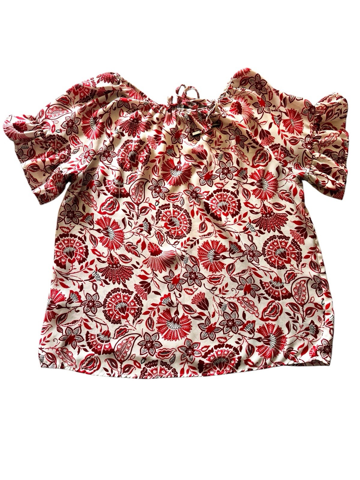 W5 Anthropologie Womens S Floral Boho Blouse Flutter Sleeve Flowy Oversized W5 Anthropologie Womens S Floral Boho Blouse Flutter Sleeve Flowy Oversized