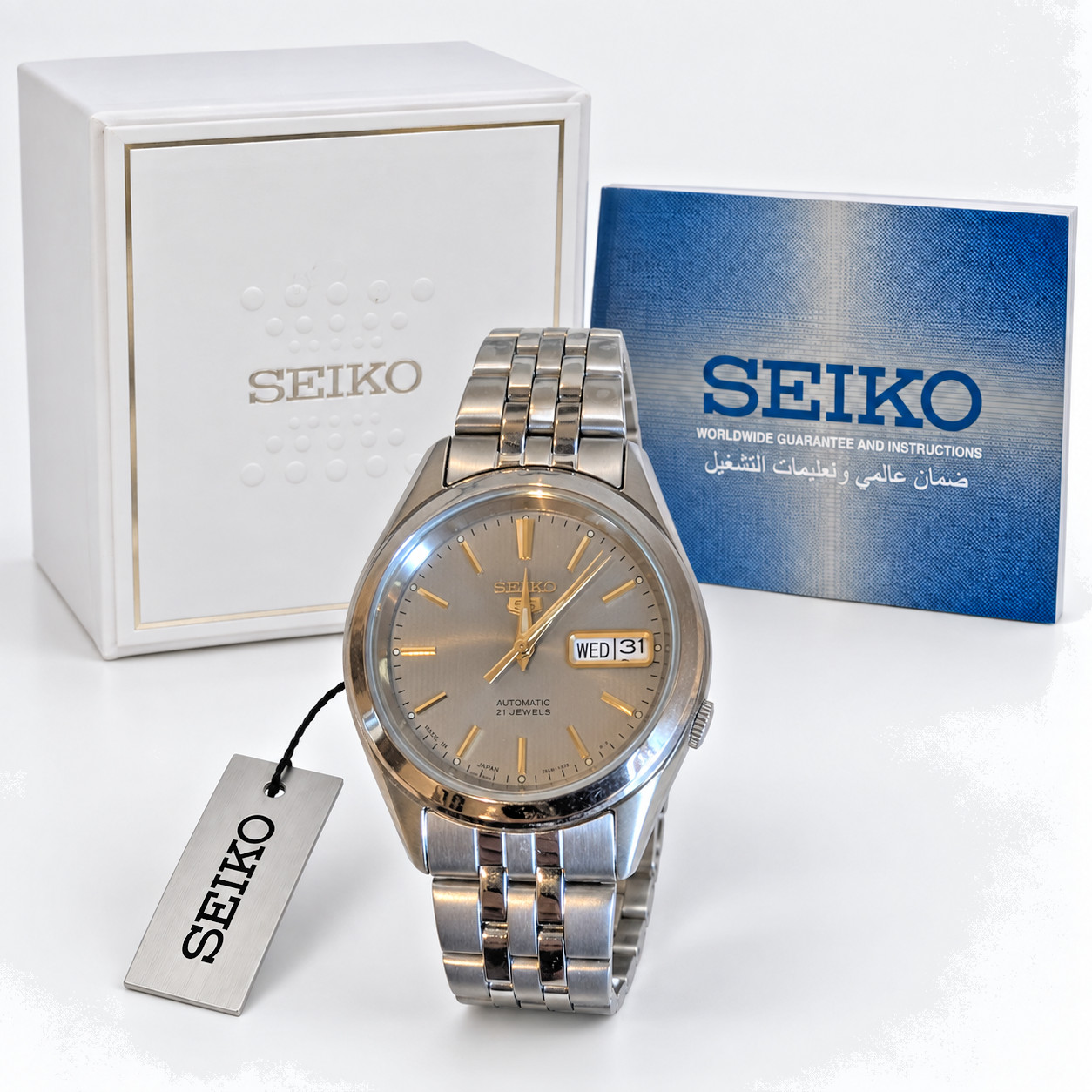 Seiko 5 SNKL19J1 Made in Japan Automatic 21 Jewels BNIB UK Stock No Customs