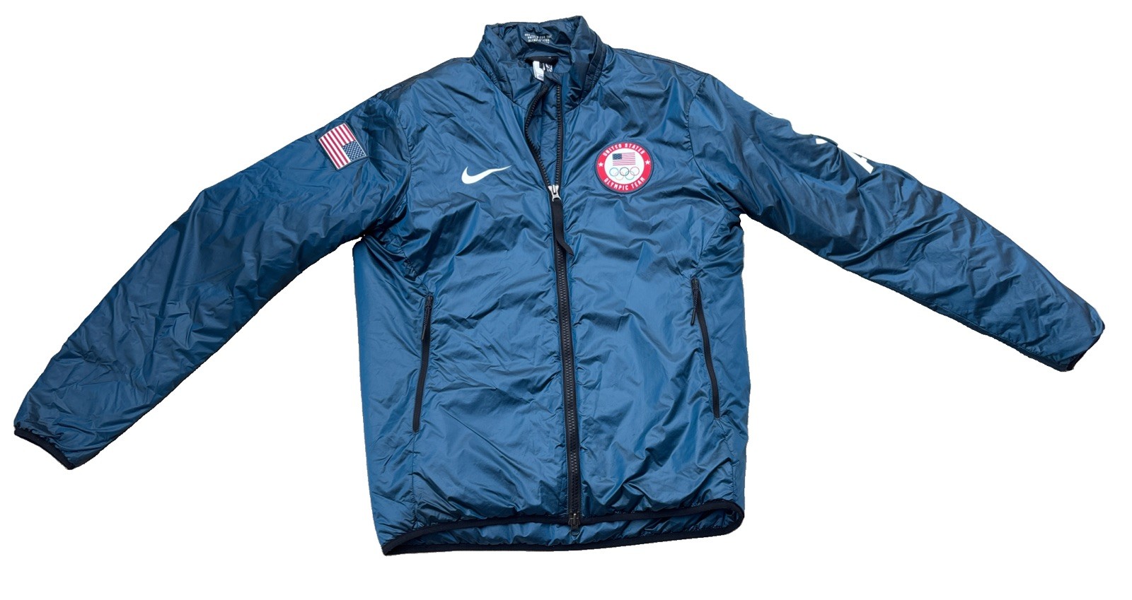 Nike NikeLab Team USA Winter Olympics Summit Blue Jacket Small Used