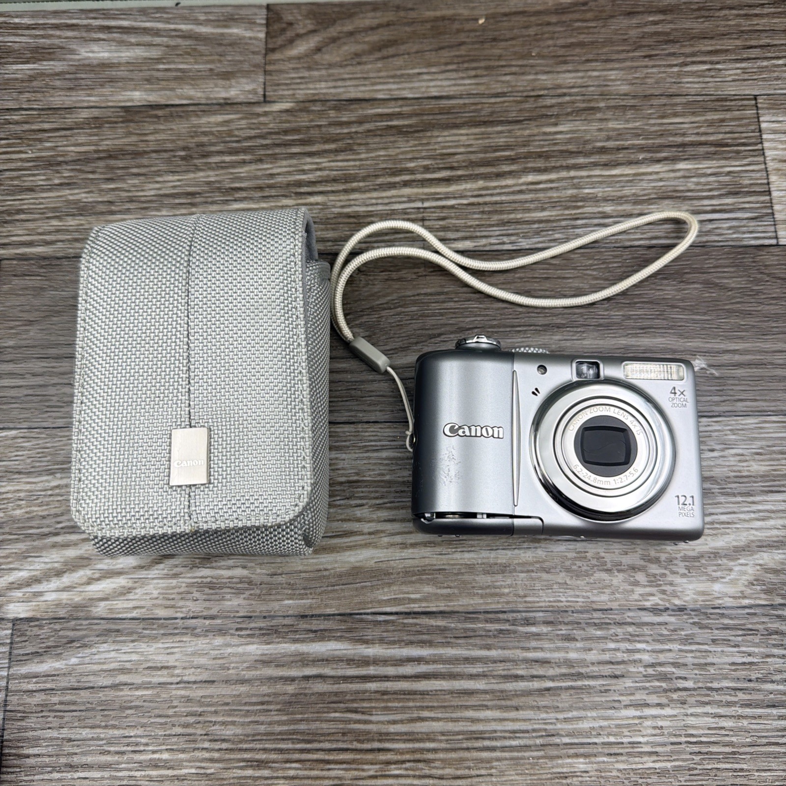 Canon Powershot A1100 IS 12.1MP Digital Camera Silver TESTED READ
